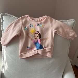 Ms. Rachel Kids Light Pink Hi Friends Sweatsuit